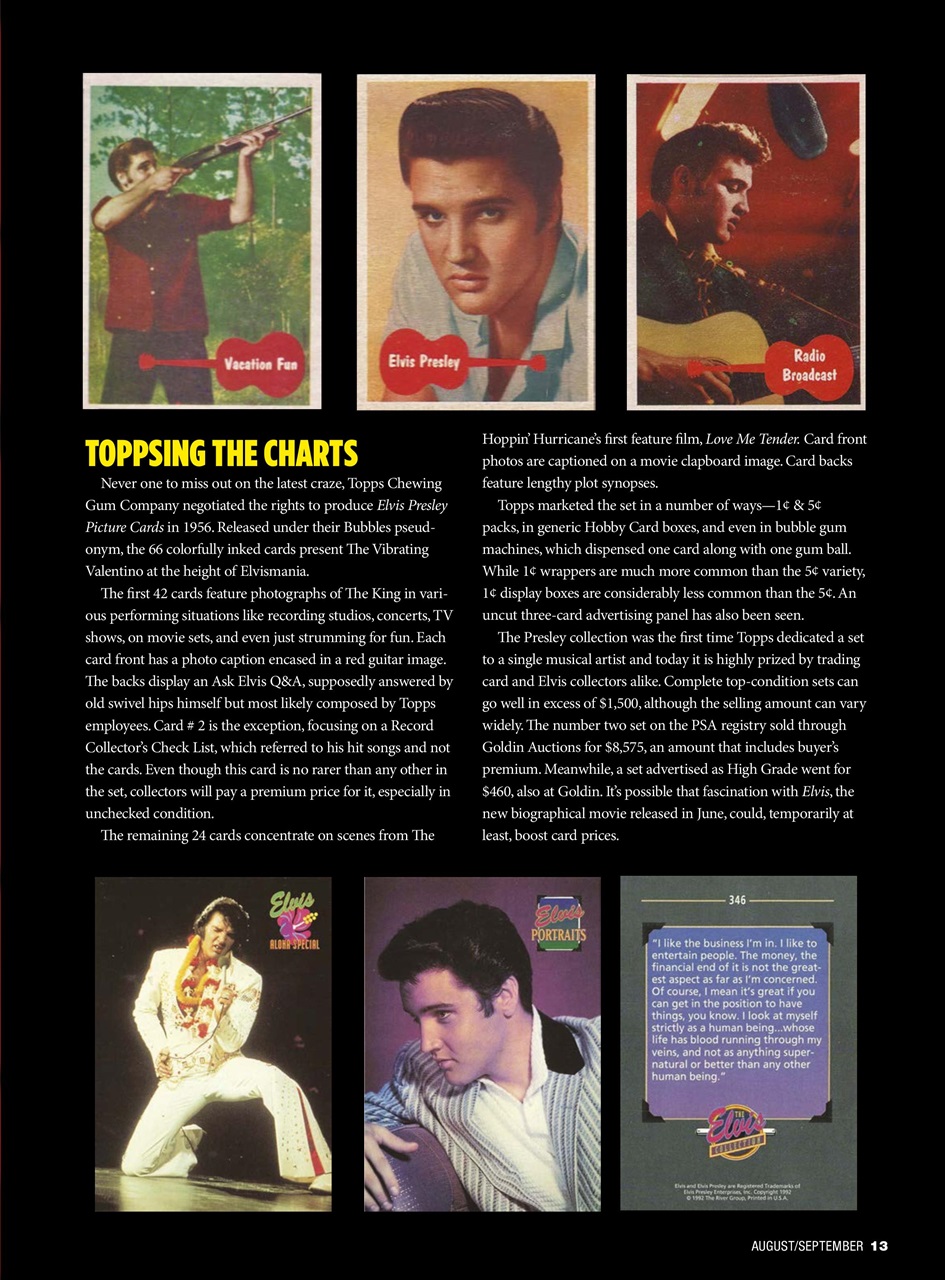 Non-Sport Update Magazine Preview Pages