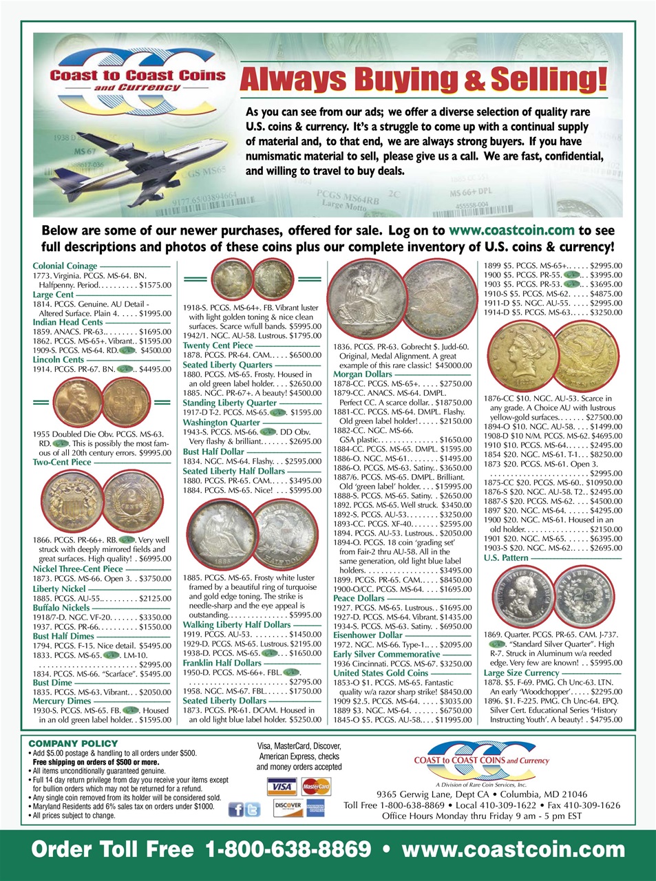 COINage Magazine Preview Pages
