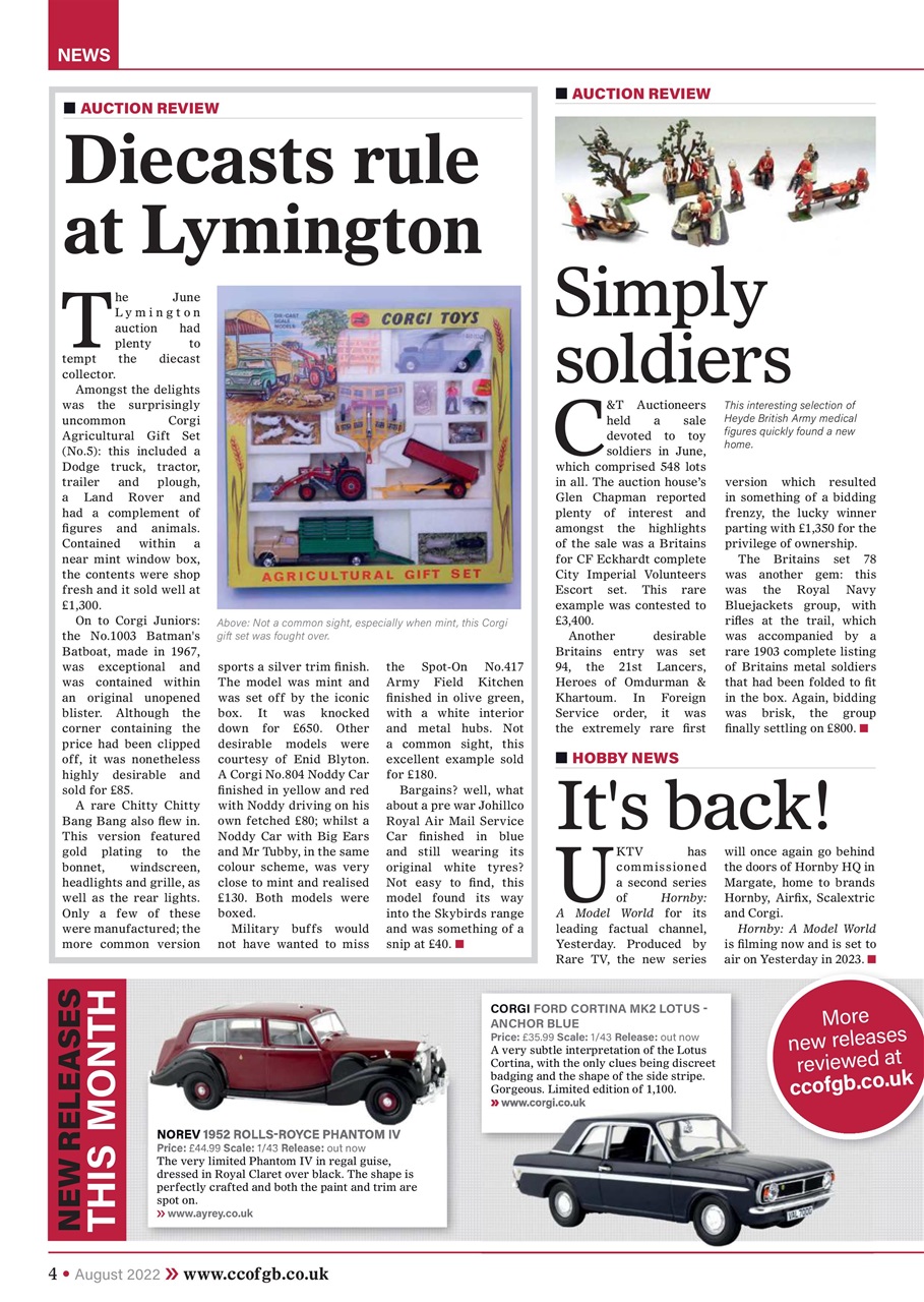 Collectors Gazette Preview Pages