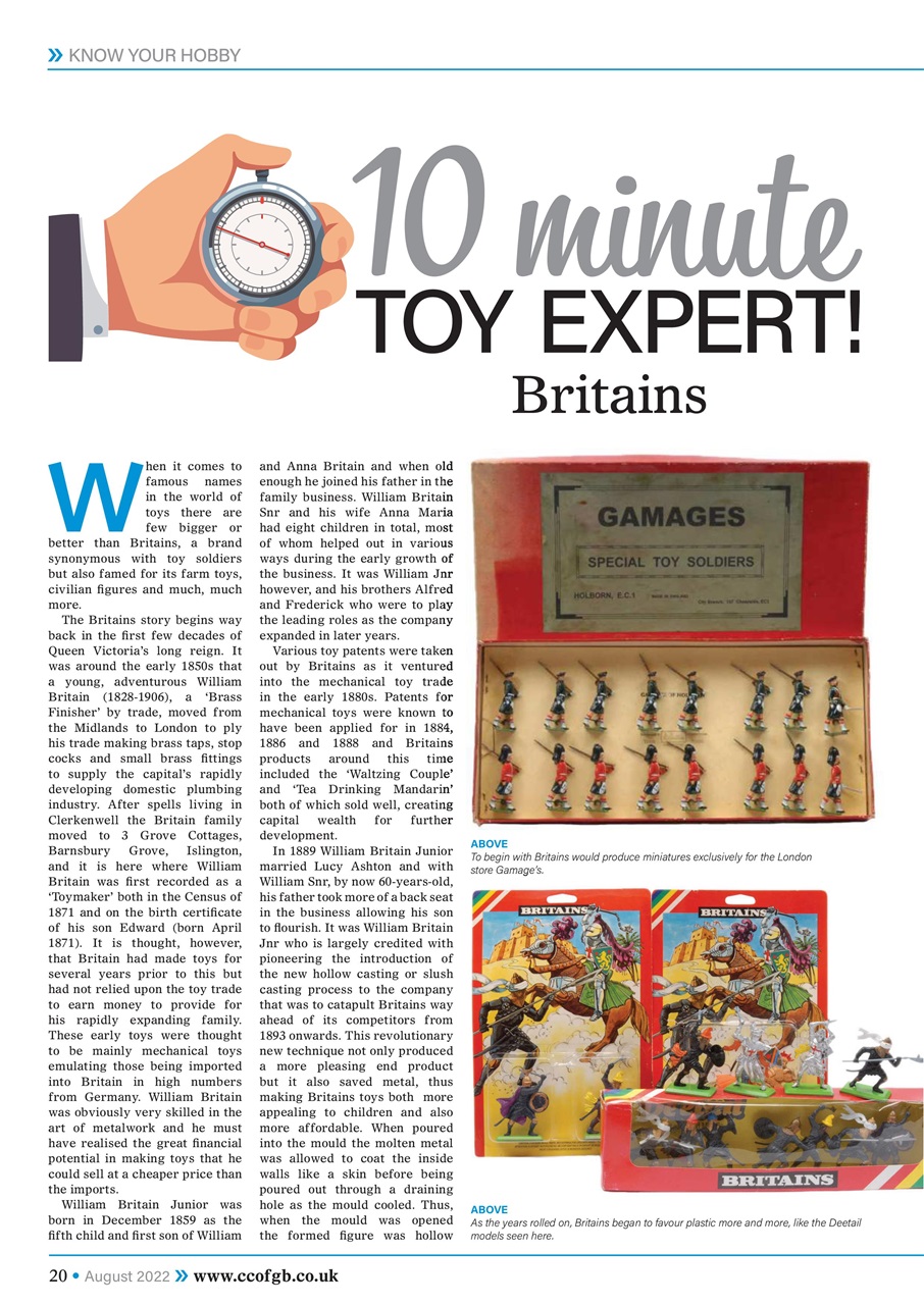 Collectors Gazette Preview Pages