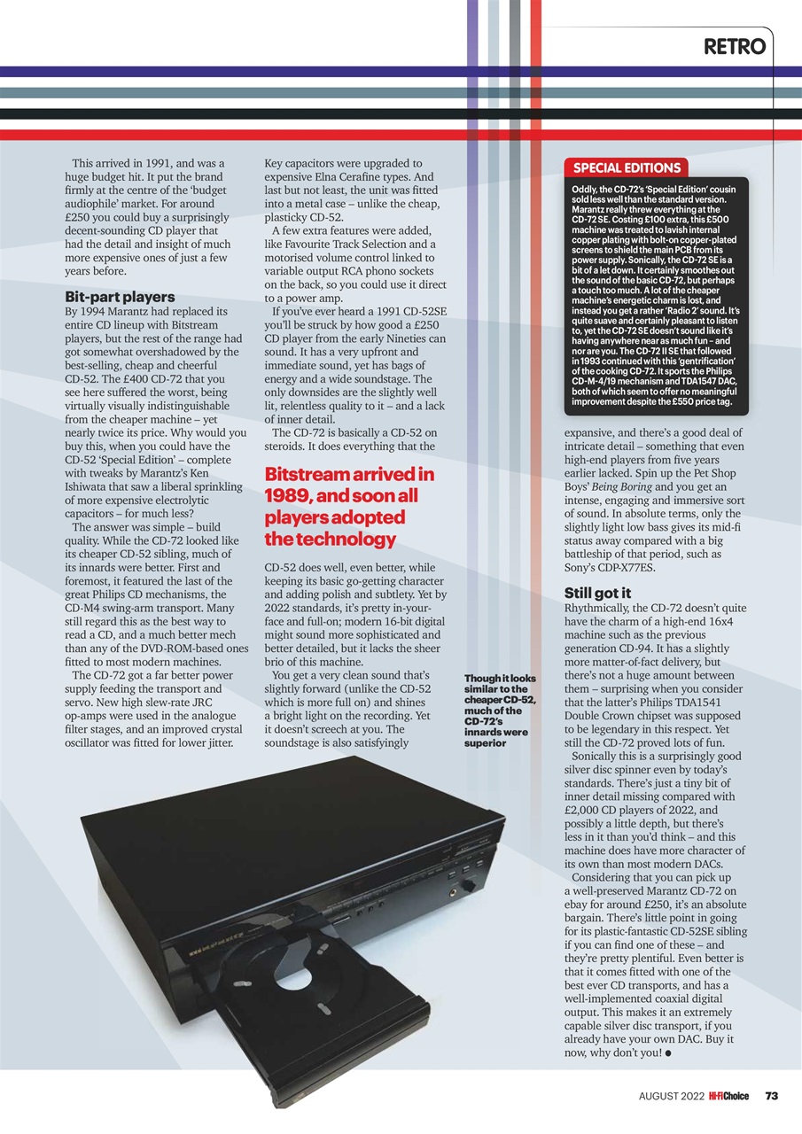 Hi-Fi Choice Preview Pages