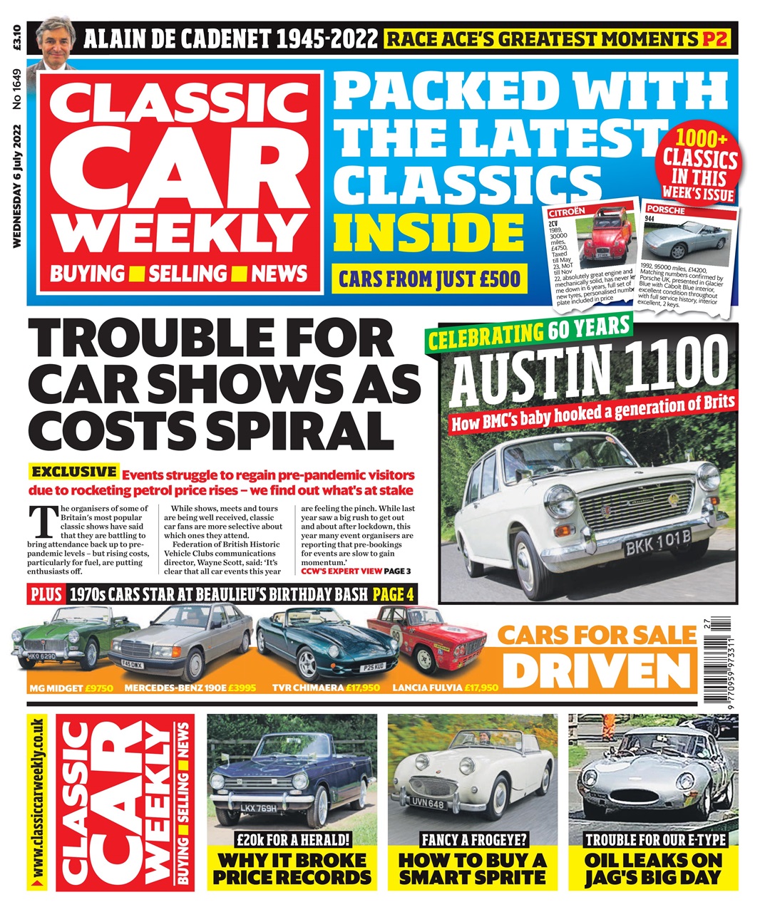 Classic Car Weekly Preview Pages