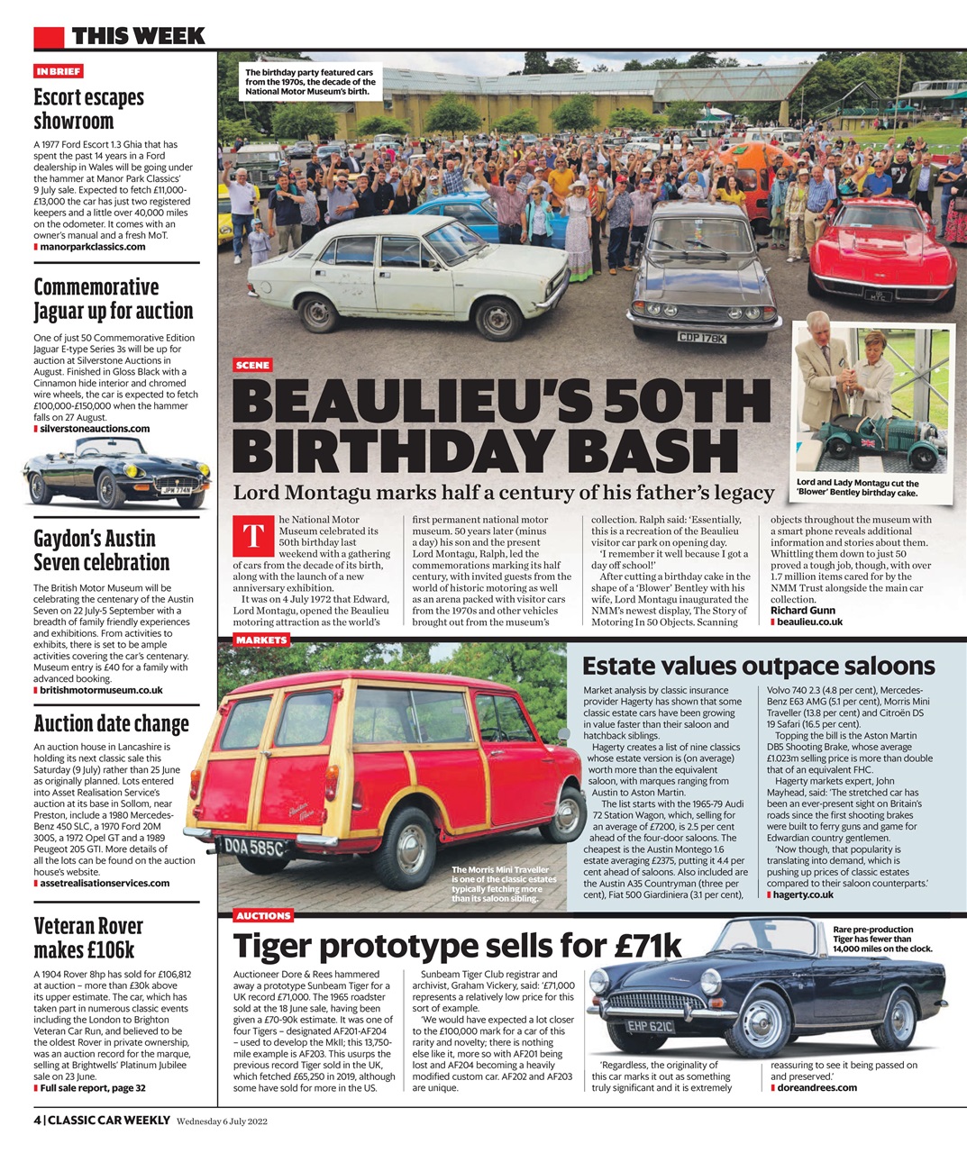 Classic Car Weekly Preview Pages