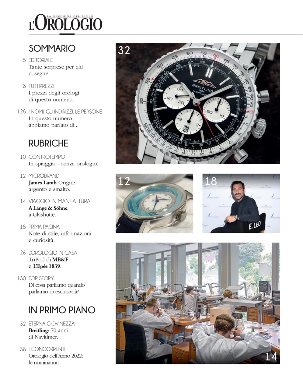 L'Orologio Preview Pages