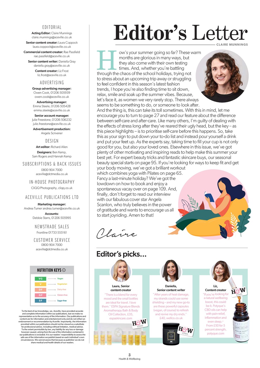 Health & Wellbeing Preview Pages