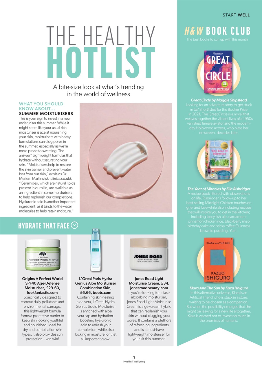 Health & Wellbeing Preview Pages