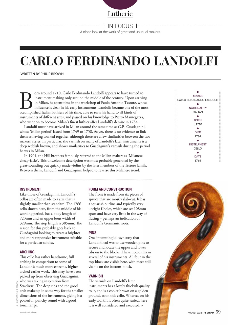The Strad Preview Pages