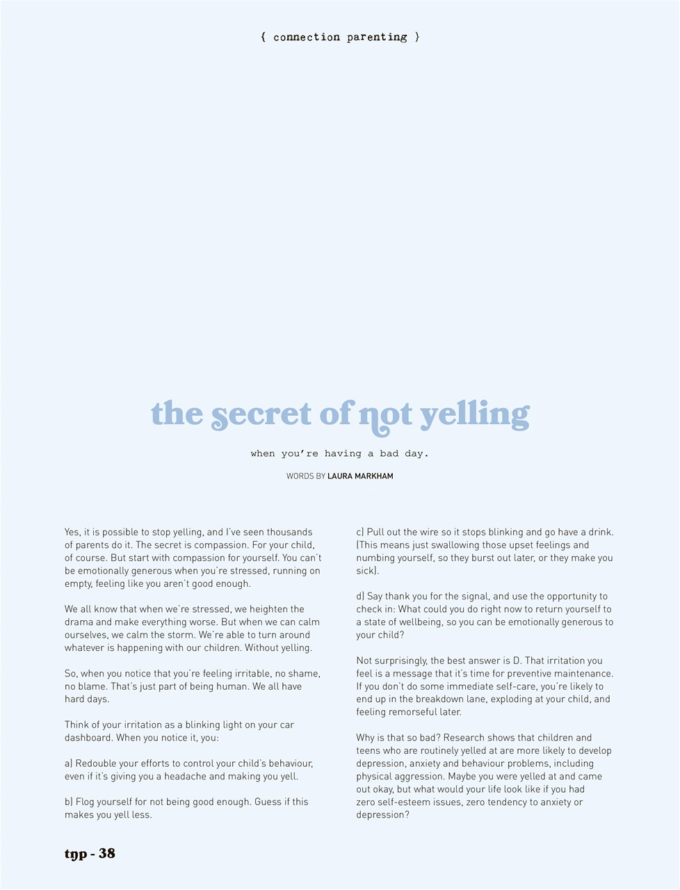 The Natural Parent Magazine Preview Pages