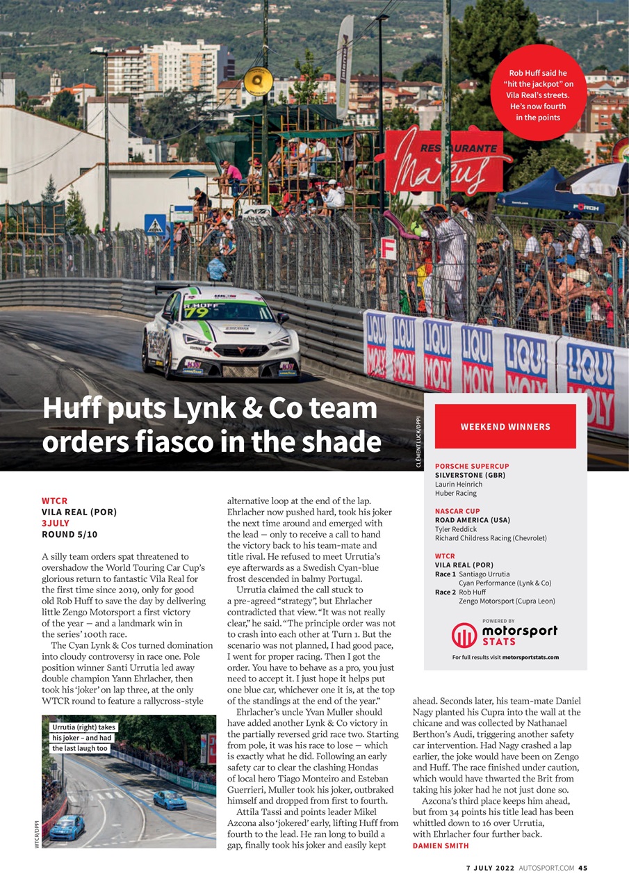 Autosport Preview Pages