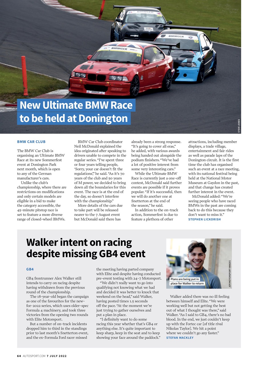 Autosport Preview Pages