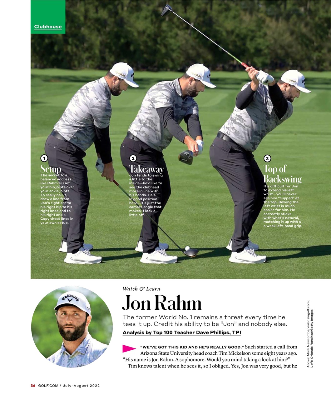 Golf Magazine Preview Pages