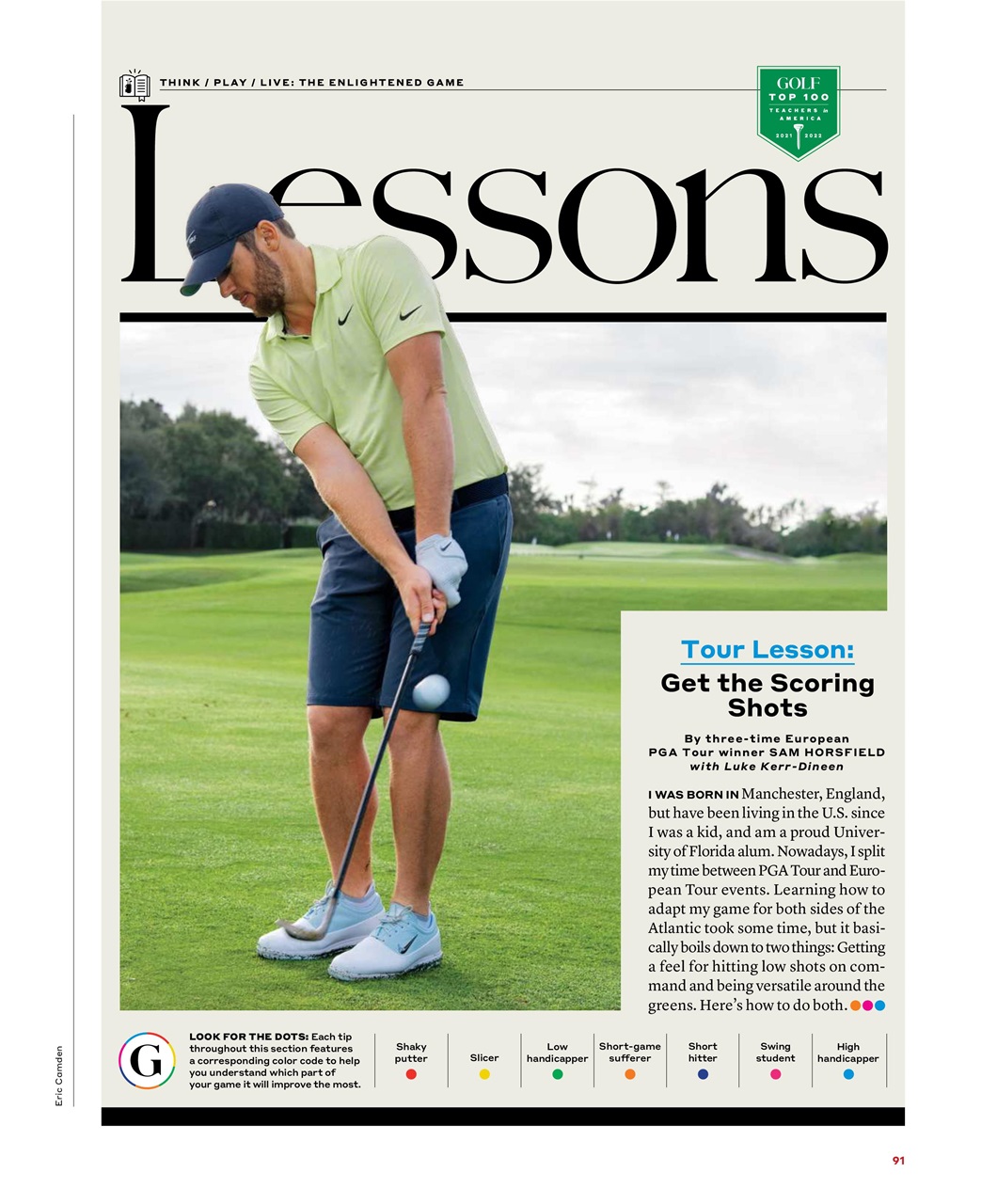Golf Magazine Preview Pages