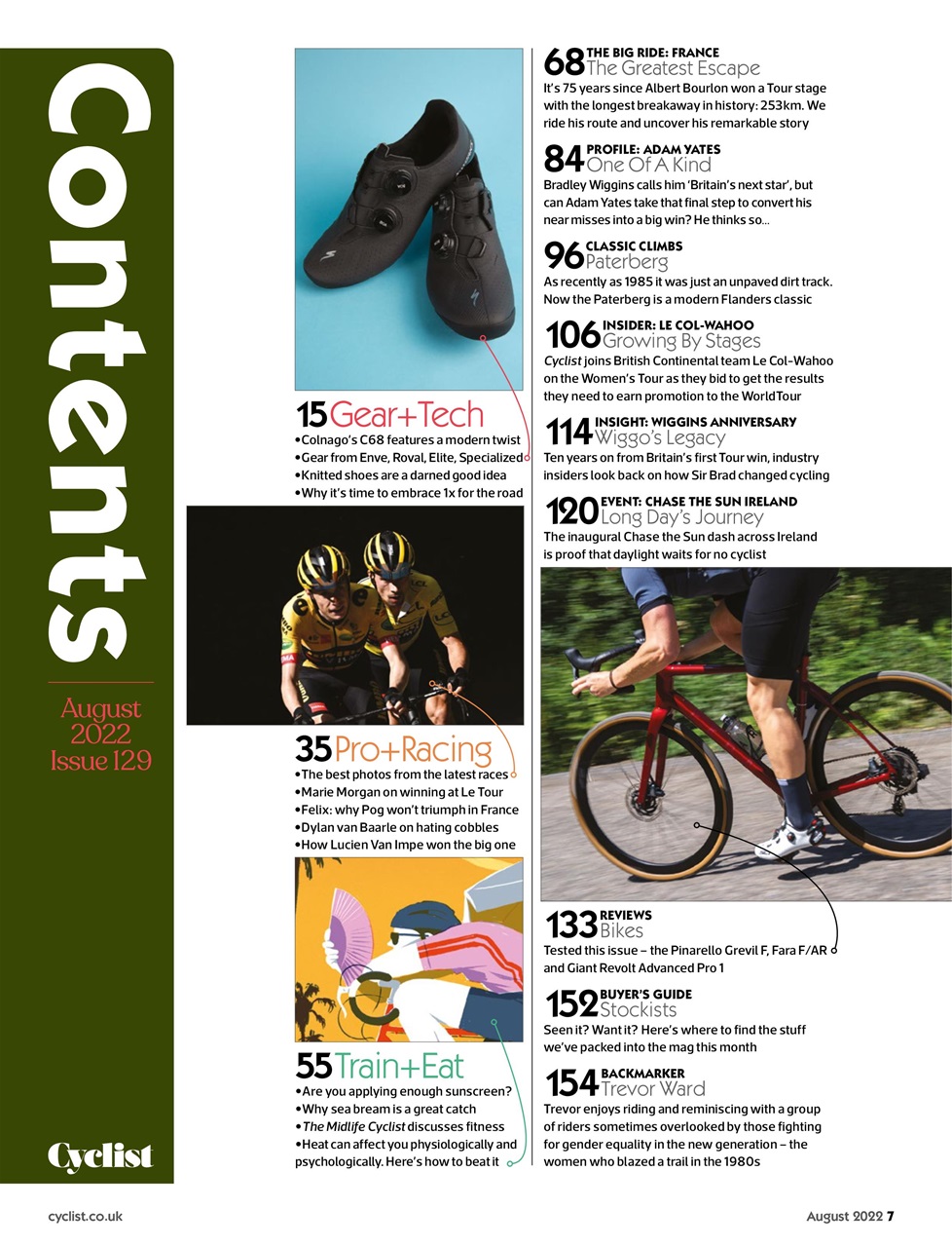 Cyclist Preview Pages