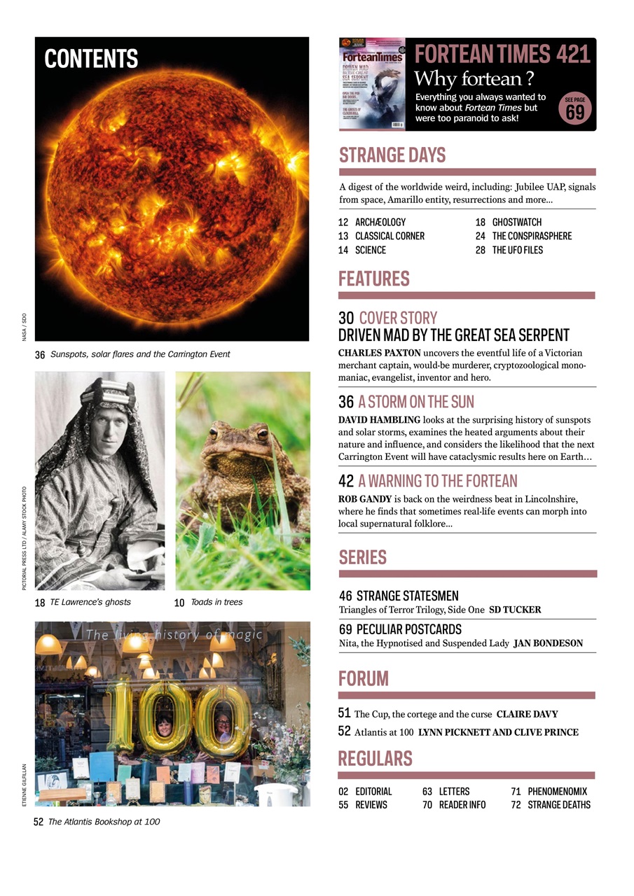 Fortean Times Preview Pages