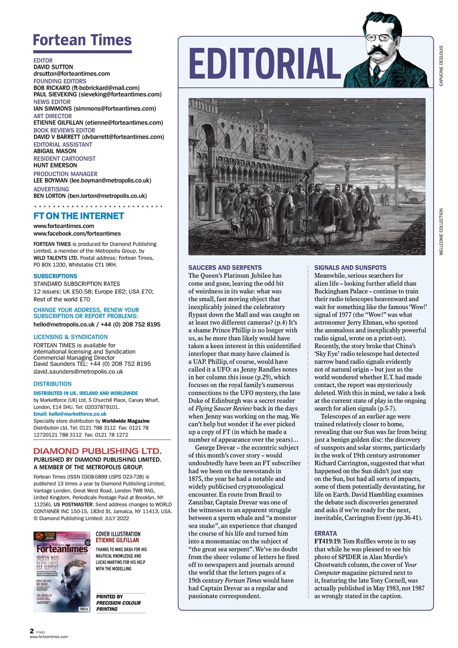 Fortean Times Preview Pages