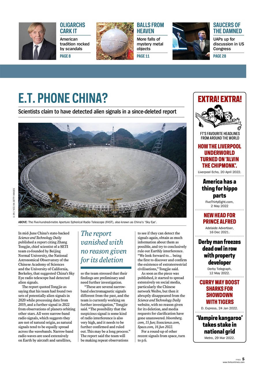 Fortean Times Preview Pages