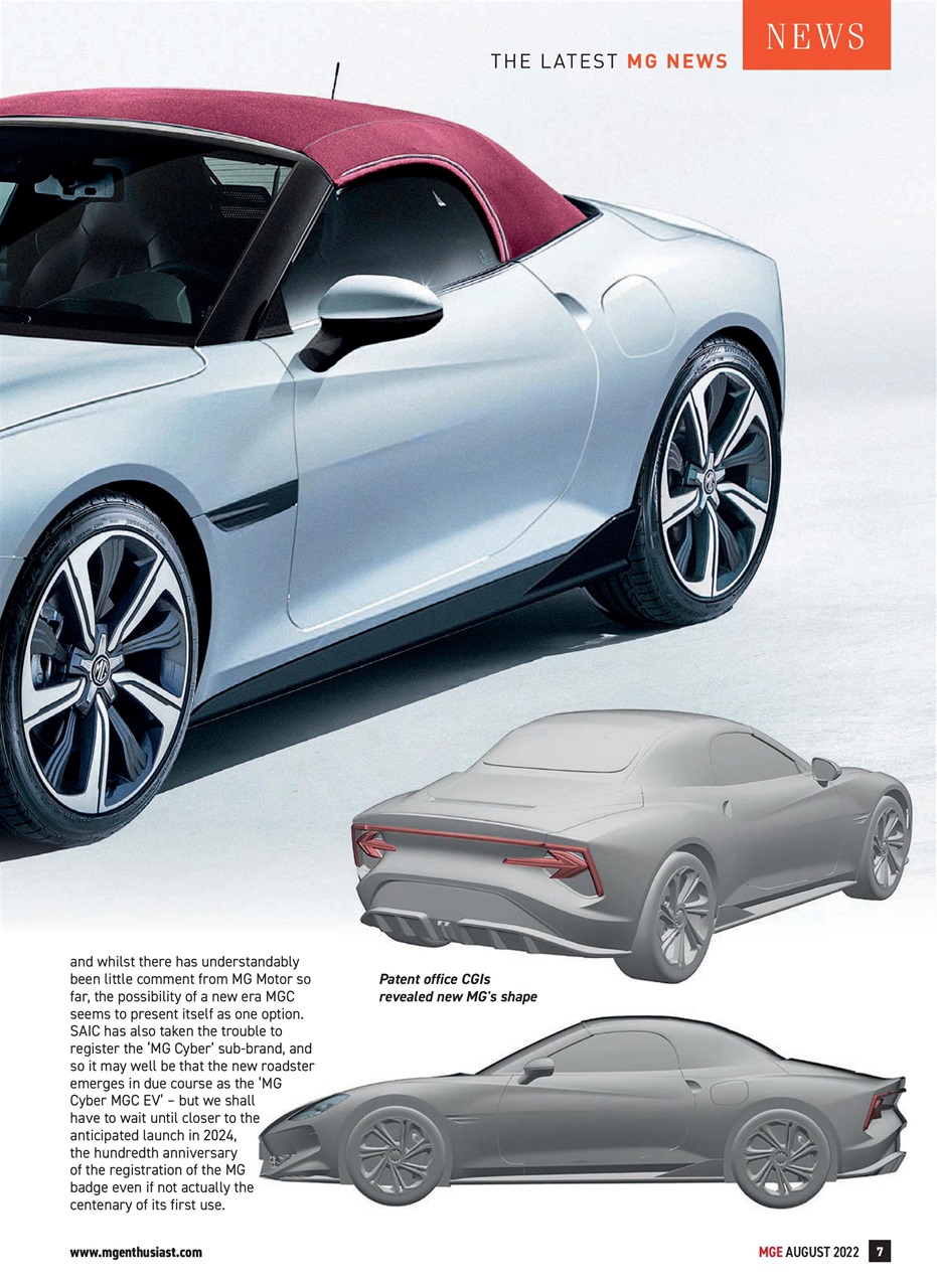 MG Enthusiast Preview Pages