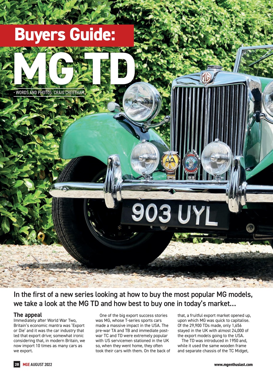 MG Enthusiast Preview Pages