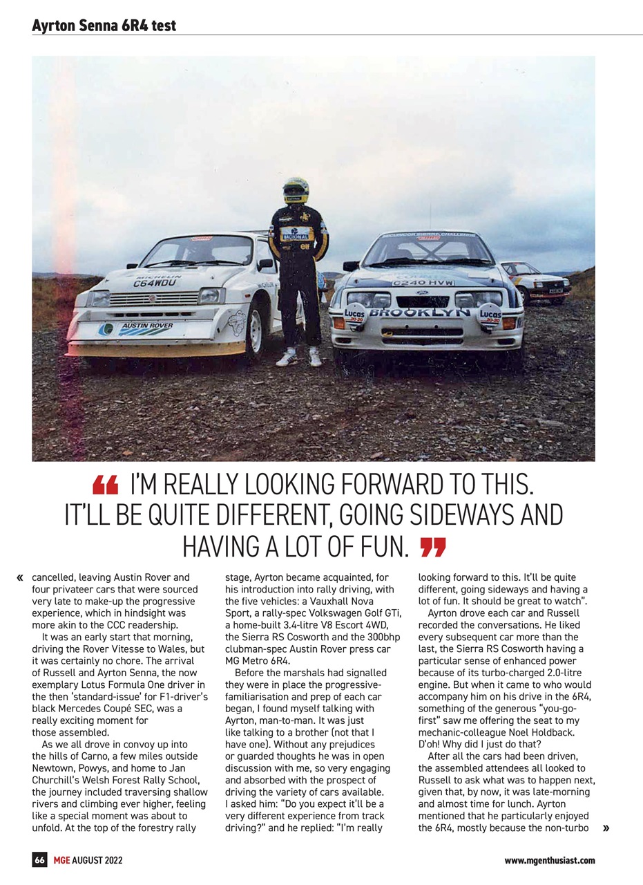 MG Enthusiast Preview Pages