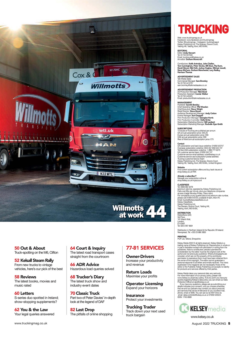 Trucking Magazine Preview Pages