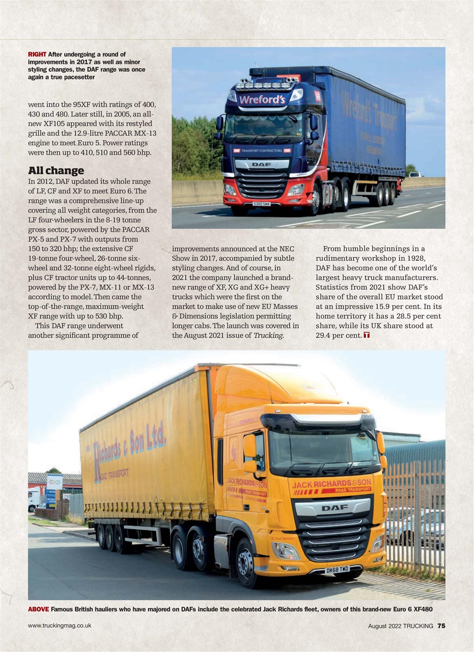 Trucking Magazine Preview Pages