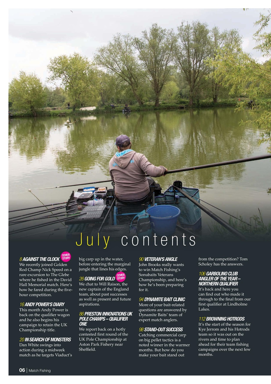 Match Fishing Preview Pages