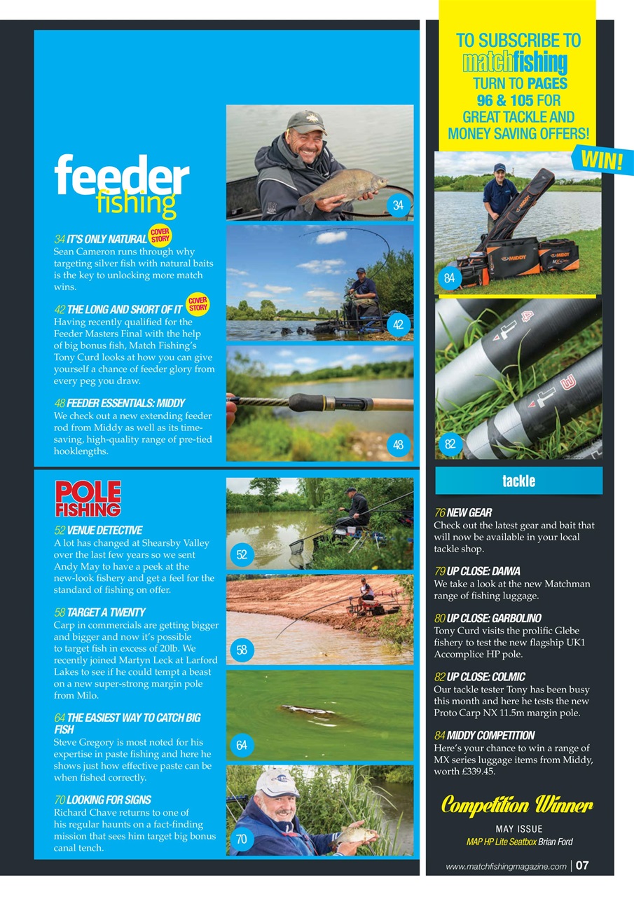 Match Fishing Preview Pages