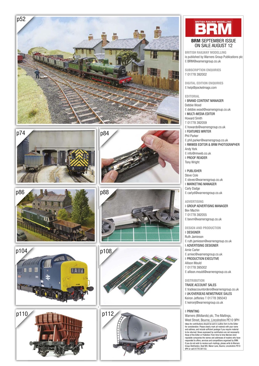 British Railway Modelling (BRM) Preview Pages