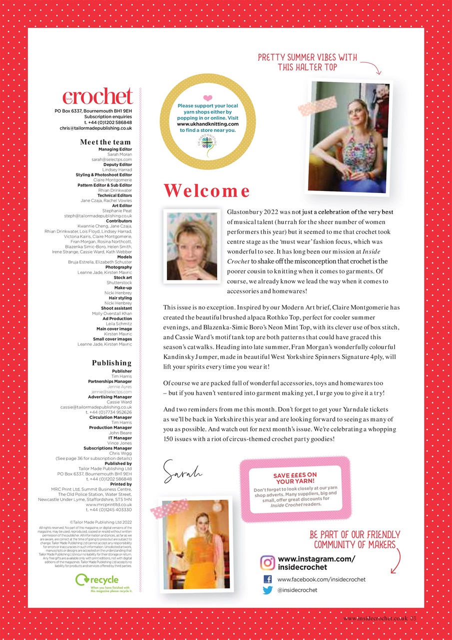 Inside Crochet Preview Pages