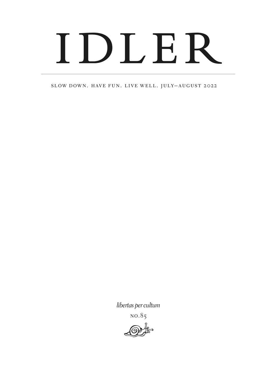 The Idler Magazine Preview Pages