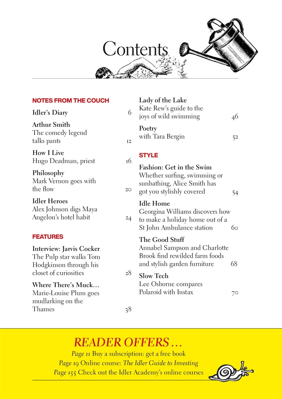 The Idler Magazine Preview Pages