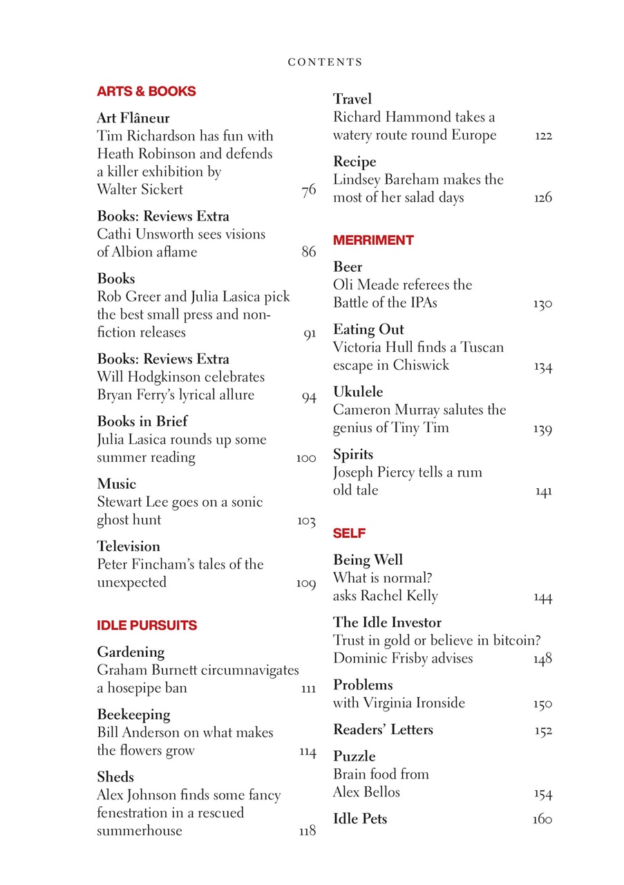 The Idler Magazine Preview Pages