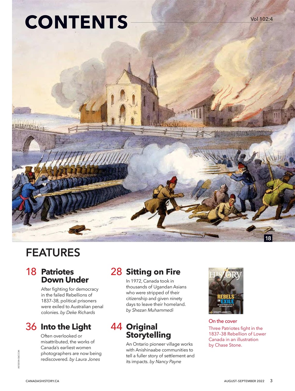 Canada's History Preview Pages