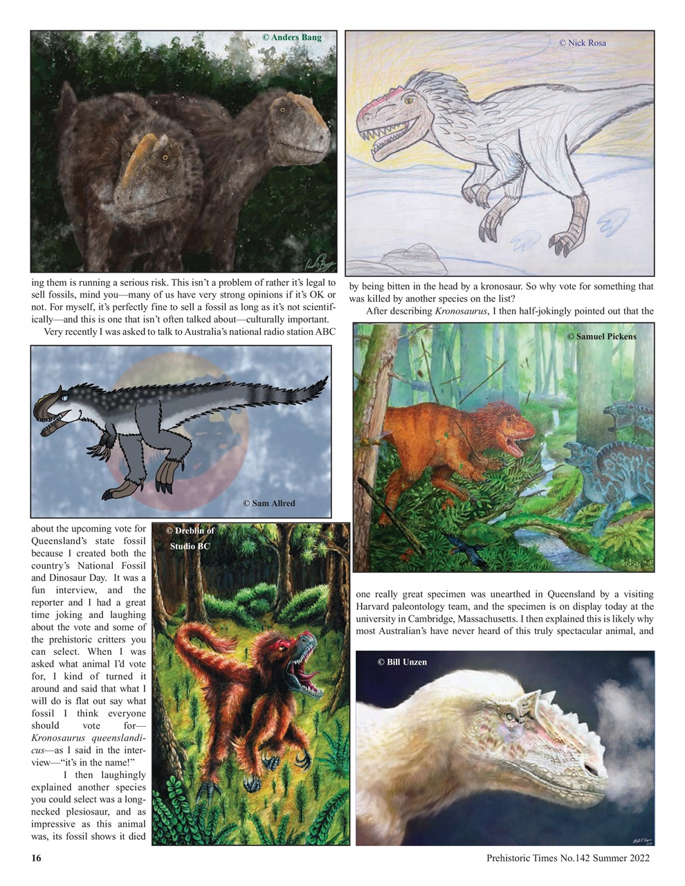 Prehistoric Times Preview Pages
