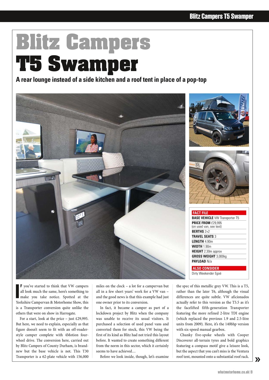 What Motorhome magazine Preview Pages