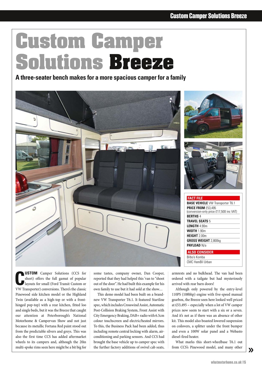 What Motorhome magazine Preview Pages