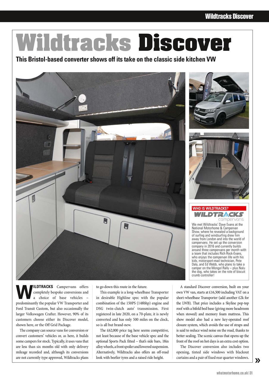What Motorhome magazine Preview Pages