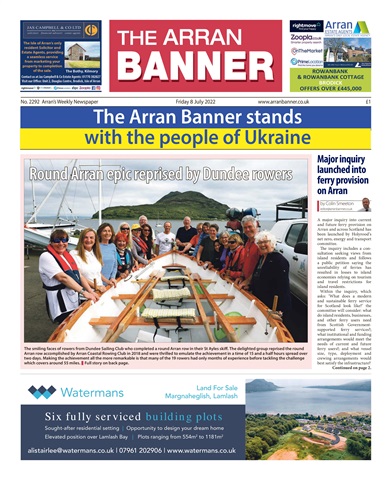 Arran Banner issue 08/07/2022