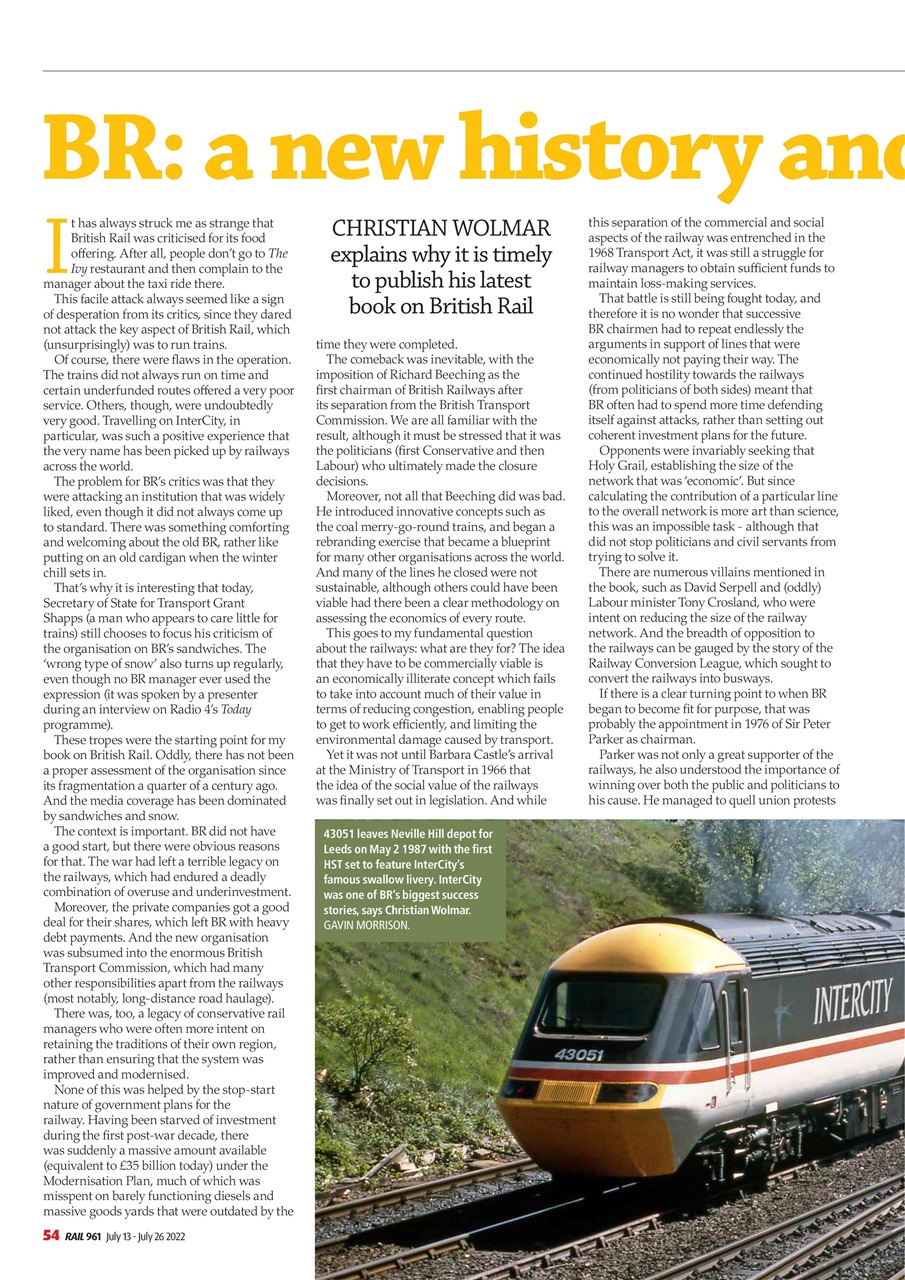 Rail Preview Pages