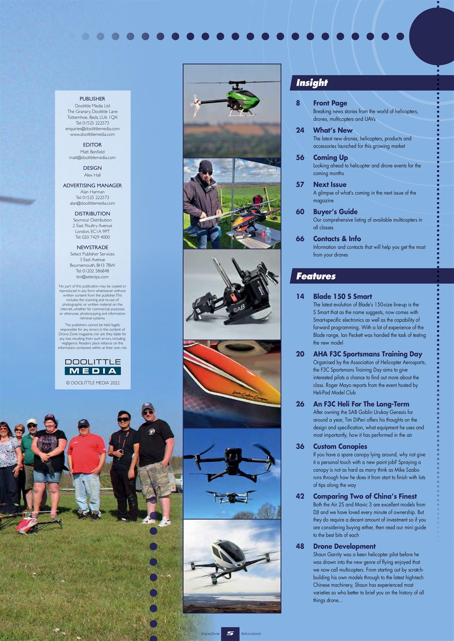 Radio Control DroneZone Preview Pages