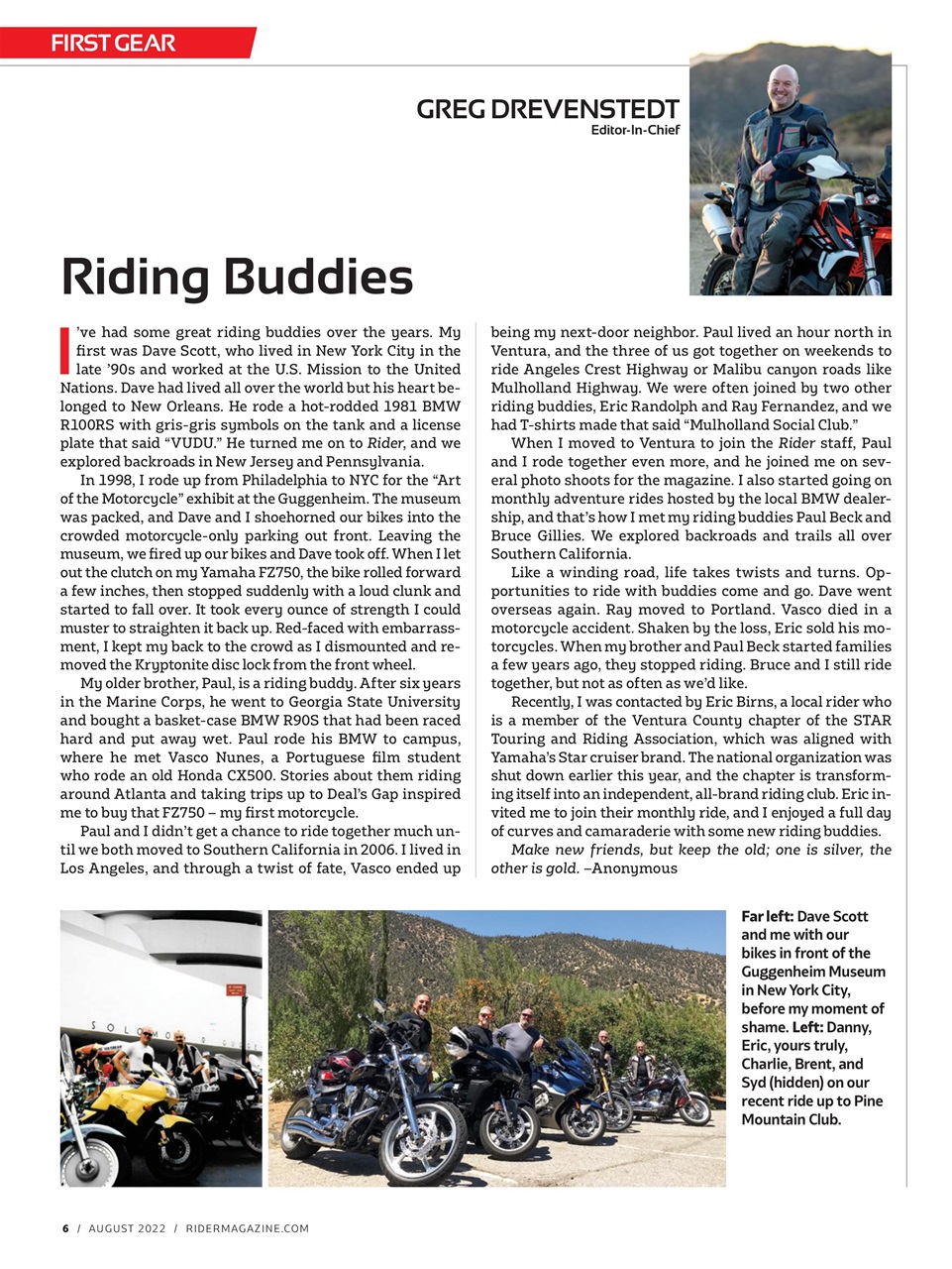 Rider Magazine Preview Pages