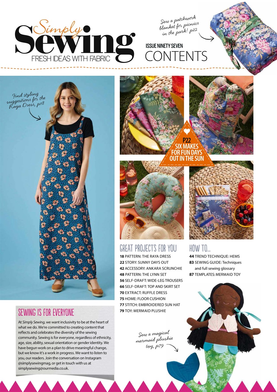 Simply Sewing Preview Pages