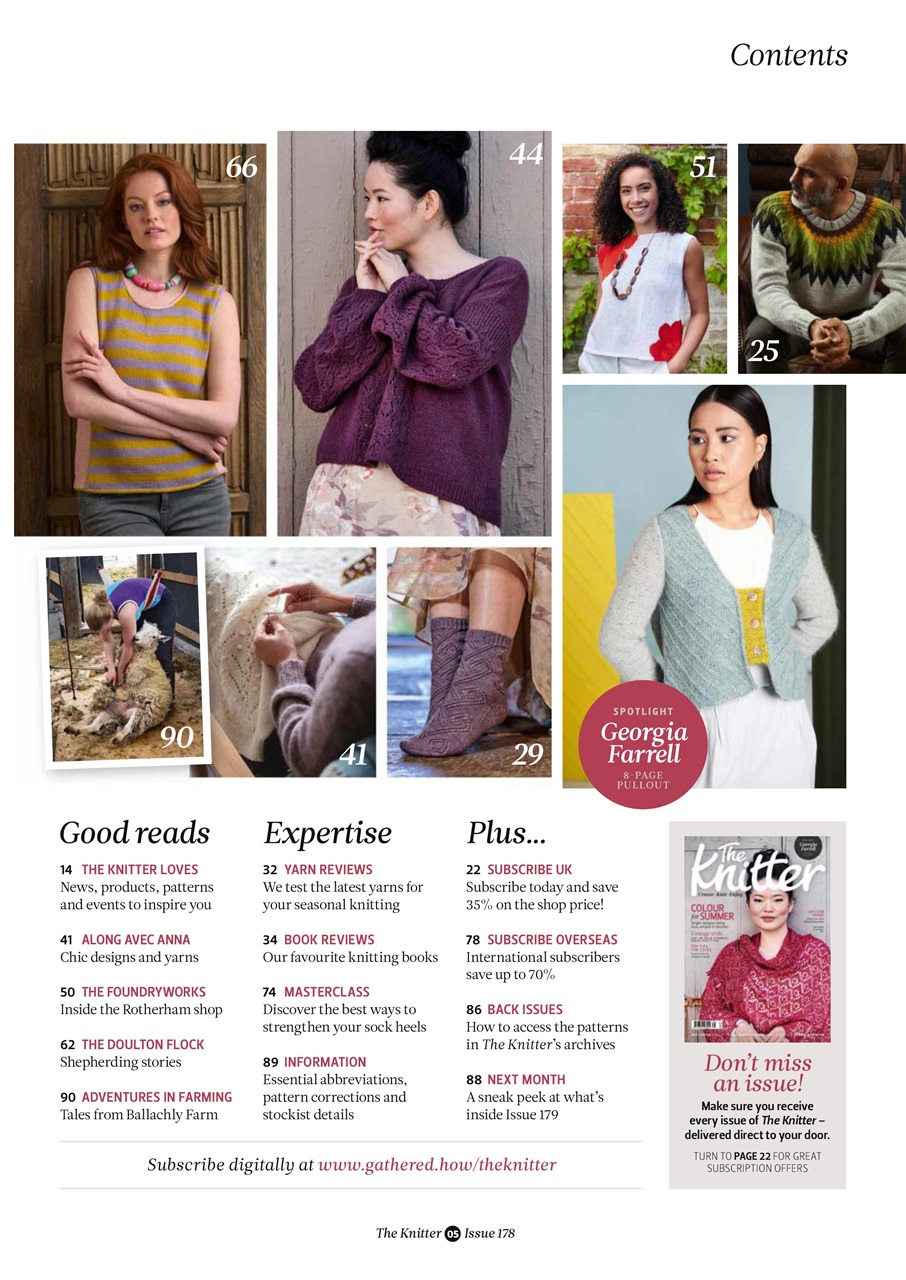 The Knitter Preview Pages