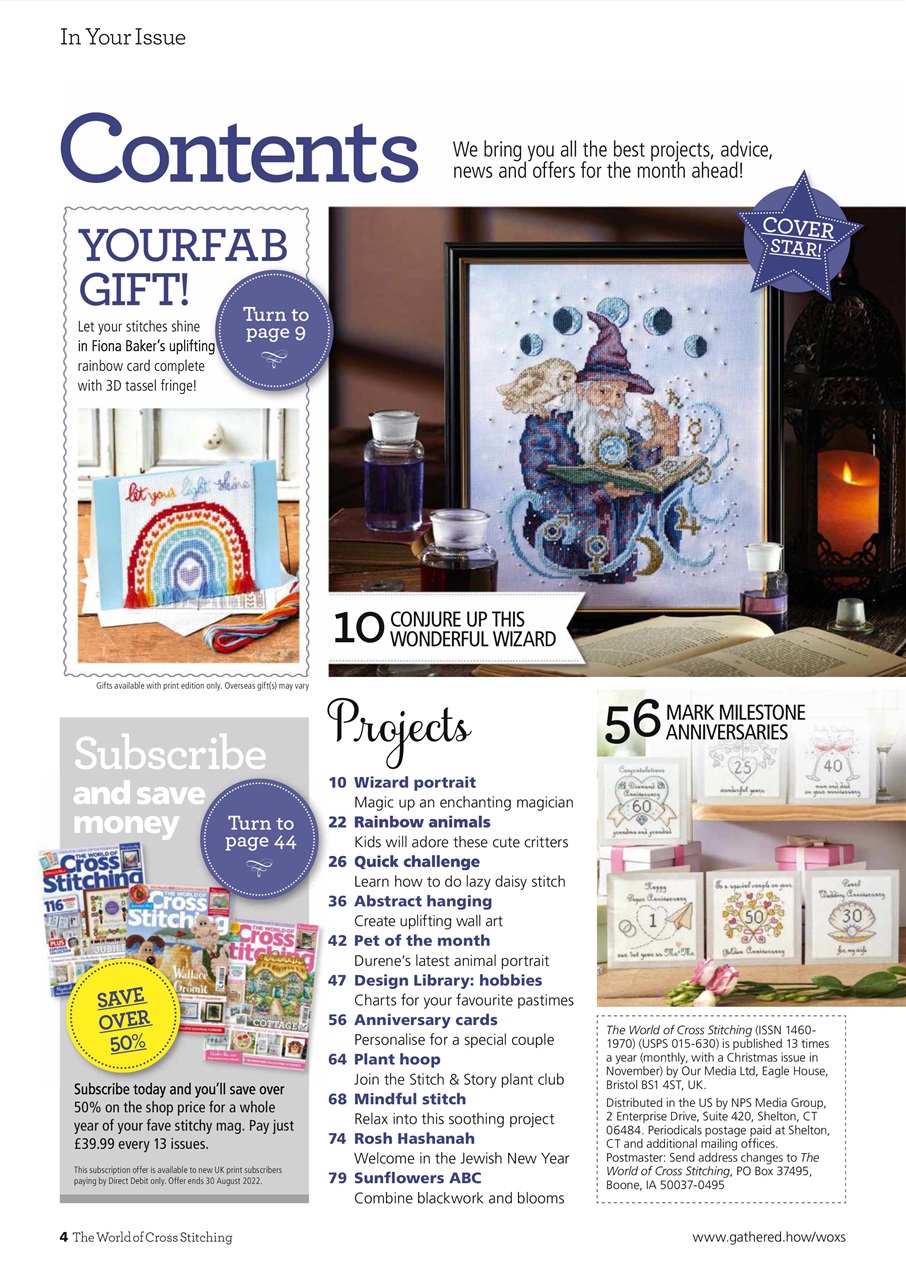 The World of Cross Stitching Preview Pages