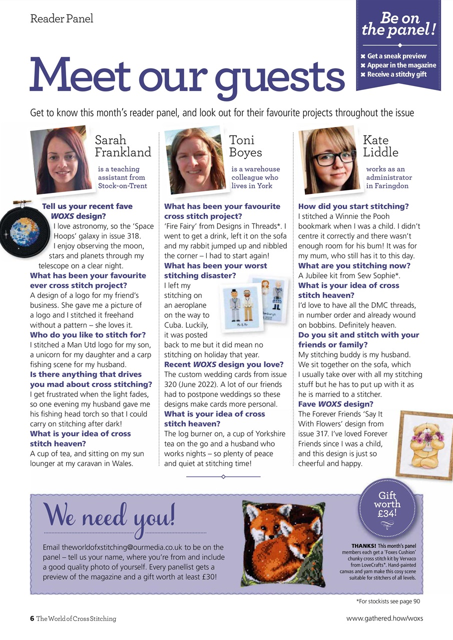 The World of Cross Stitching Preview Pages