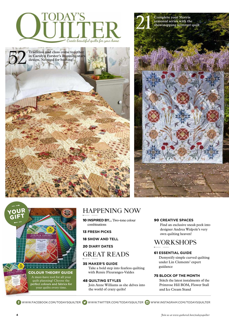 Today’s Quilter Preview Pages