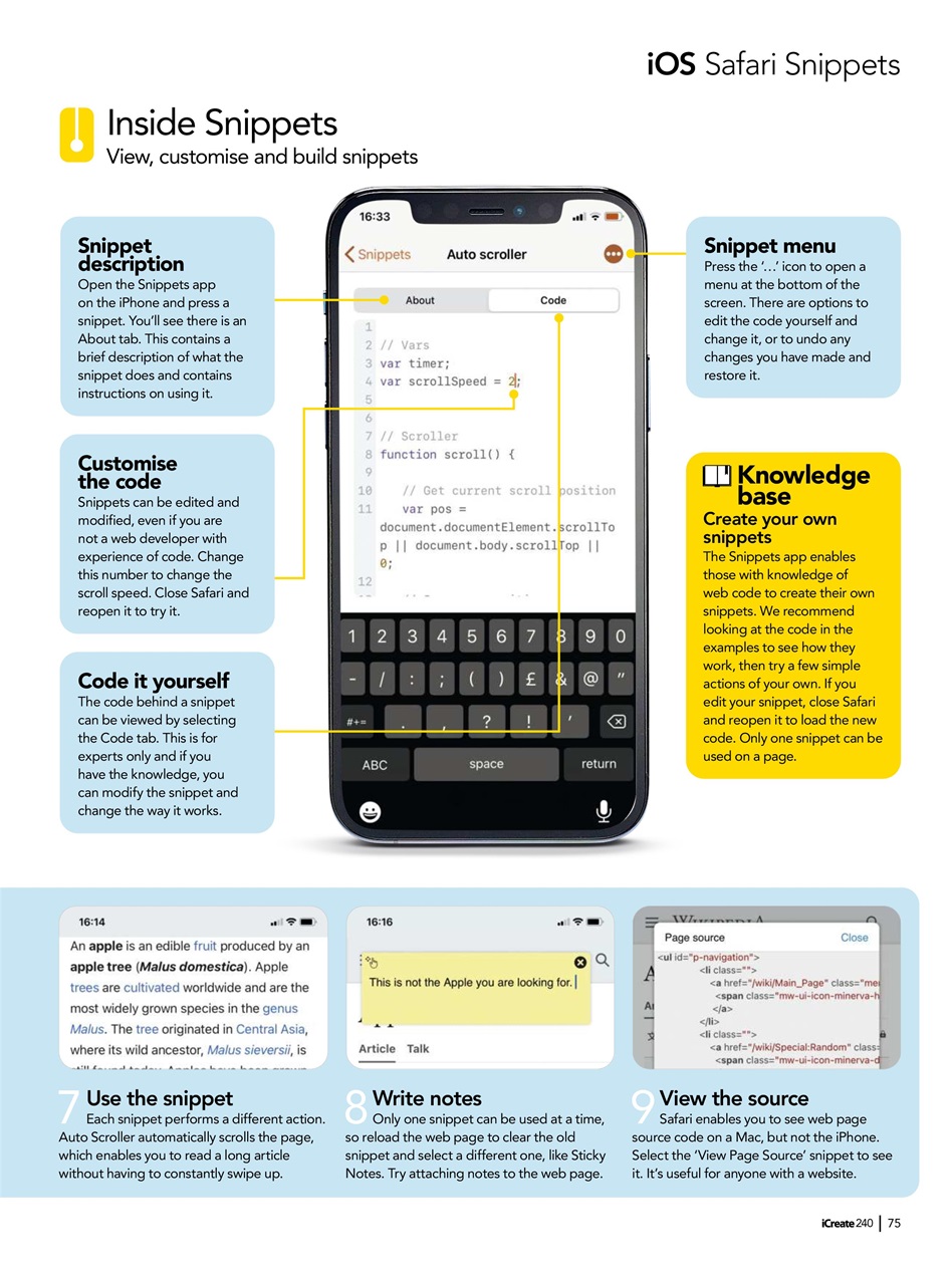 iCreate Preview Pages