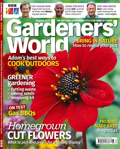 BBC Gardeners’ World Magazine issue August 2022