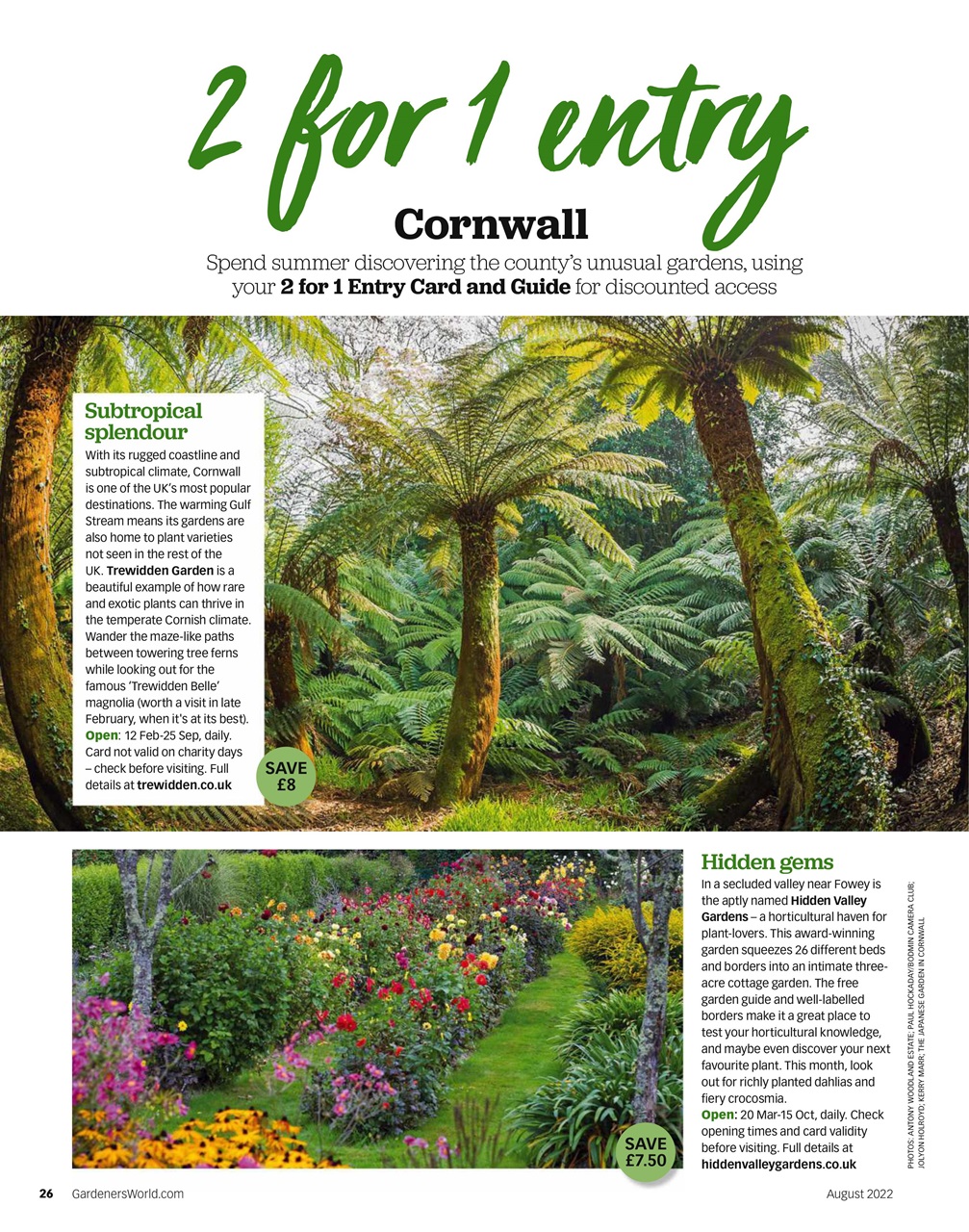 BBC Gardeners’ World Magazine Preview Pages