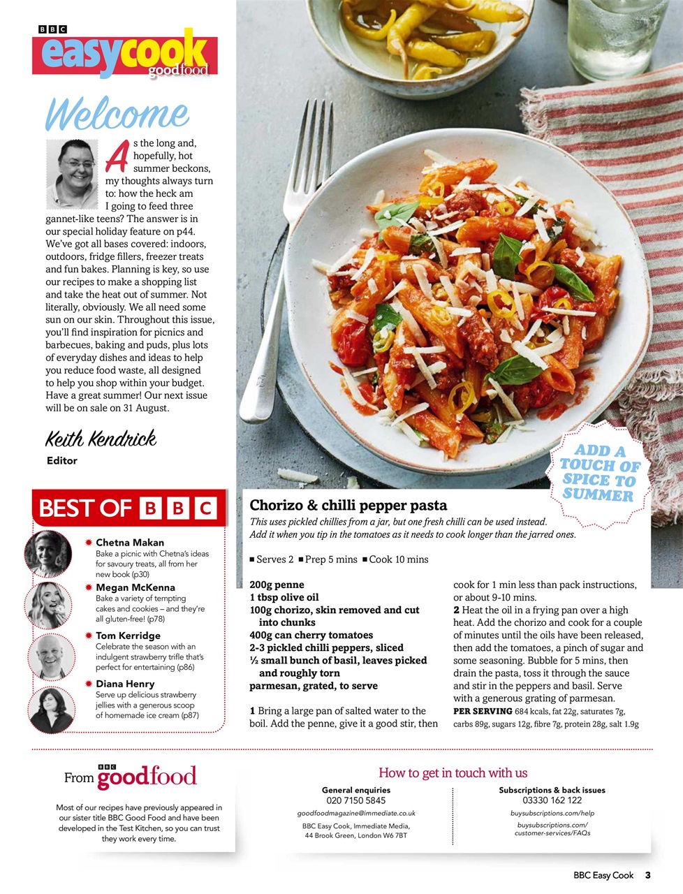 Easy Cook Magazine Preview Pages